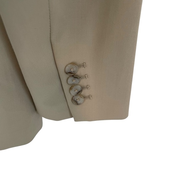 Banana Republic Beige Double-Breasted Blazer - Picture 9 of 15